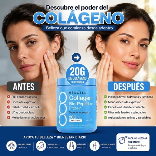 Colágeno NeoCell™ Bio-Péptidos 567g (Tratamiento Premium)