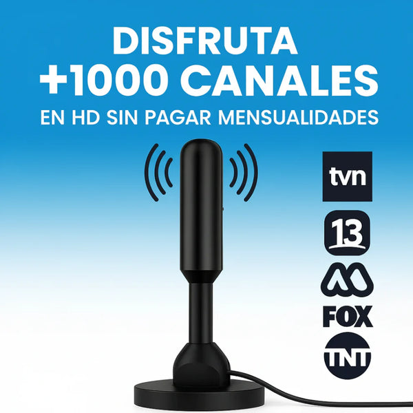 Antena TV Digital HD™ - Canales Libres Sin Mensualidades