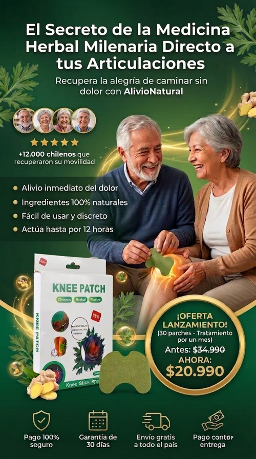 Pack de Parches para Aliviar Dolor de Rodilla