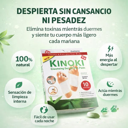 🦶 PARCHES KINOKI | Pack 30 Unidades